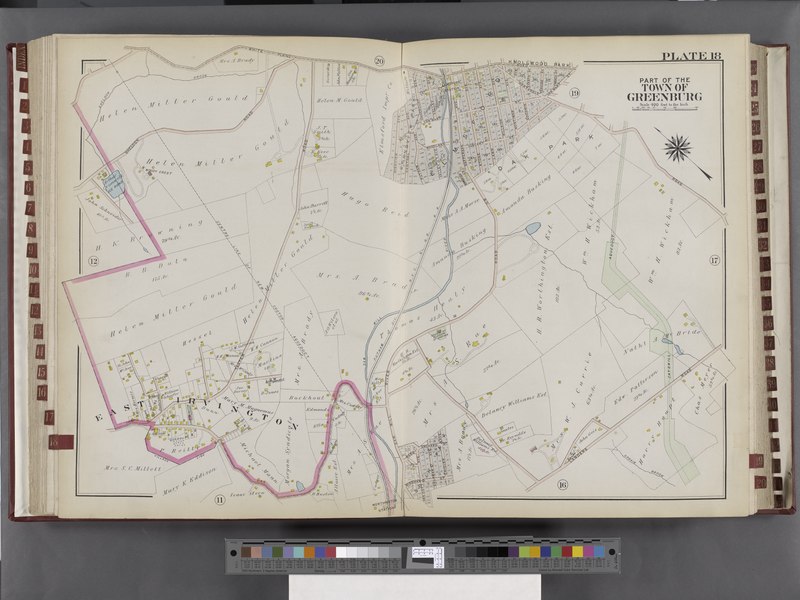 File:Westchester, V. 2, Double Page Plate No. 18 (Map bounded by White Plains Rd., Landers Rd.) NYPL2055969.tiff