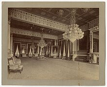 East Room in the White House during Harrison Administration. White House East Room - DPLA - 531205ef545e60081636a047a1e77ee5 (page 1).jpg