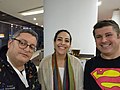 Afek, Habib and Yamen at WikiIndaba 2022