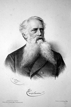 Wilhelm Camphausen (Adolf Dauthage litográfiája, 1880)