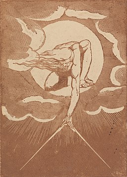 William Blake - Europe. A Prophecy, Frontispiece Proof Impression - Google Art Project