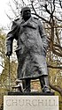 Statue of Winston Churchill on Parliament Square, Westminster