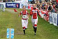 Maja Alm and Signe Søes at World Orienteering Championships 2010 in Trondheim, Norway