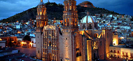 Zacatecas at night