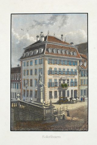 <span class="mw-page-title-main">Hotel Krone, Solothurn</span> Swiss hotel in Solothurn, since 1418