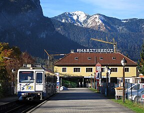 Zugspitzbahn, stația Garmisch, 2010