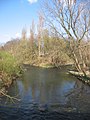 Zusammenfluss von Werre (rechts) und Bega