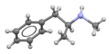 Mô hình 3D của hợp chất dextro-methamphetamin