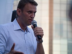 Навальны падчас выбараў мэра Масквы ў 2013 годзе