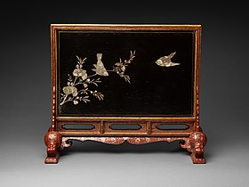 Ming Wan Qi Qian Luo Dian Qi Hua Niao Wen Zuo Ping -Table screen MET DP-14362-002.jpg