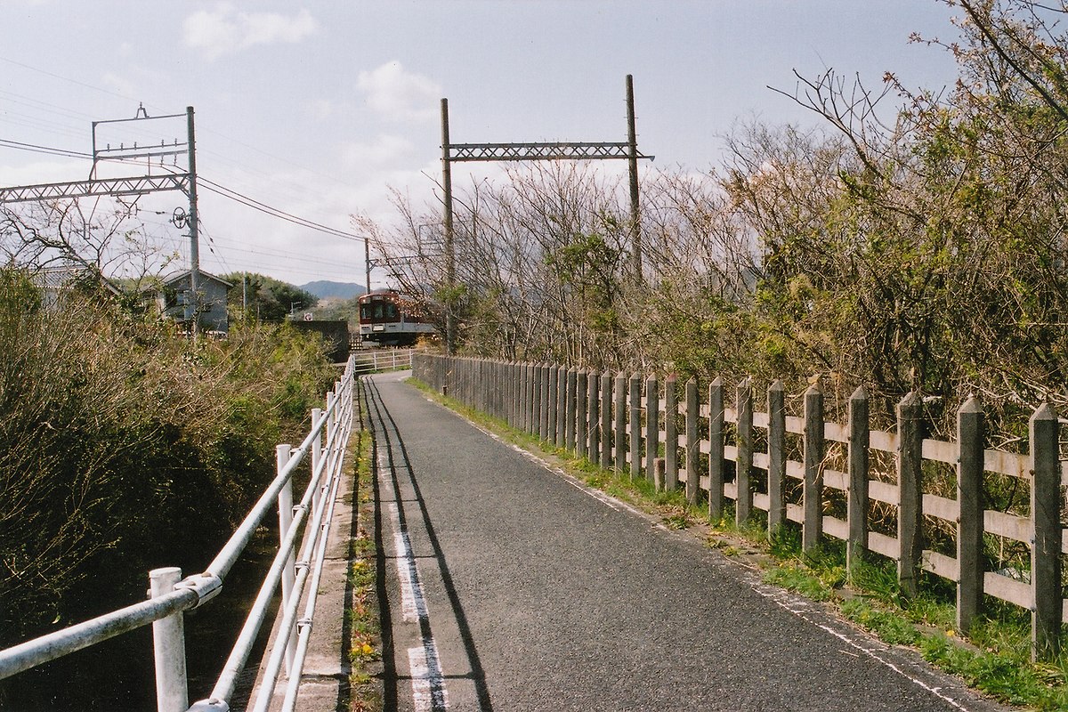 File 近鉄穴川駅旧線跡 21 Jpg Wikimedia Commons