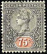 1899ca 75c Ceylon used Yv131 Mi124 SG262.jpg