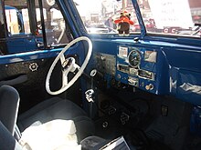 1951 Willys Jeep Truck 473 interior 1951 Willys Overland 473 interior (4559261696).jpg