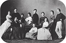 The eleven sons and daughters of Hermann and Fanny Wittgenstein, Karl second from left (Source: Wikimedia)