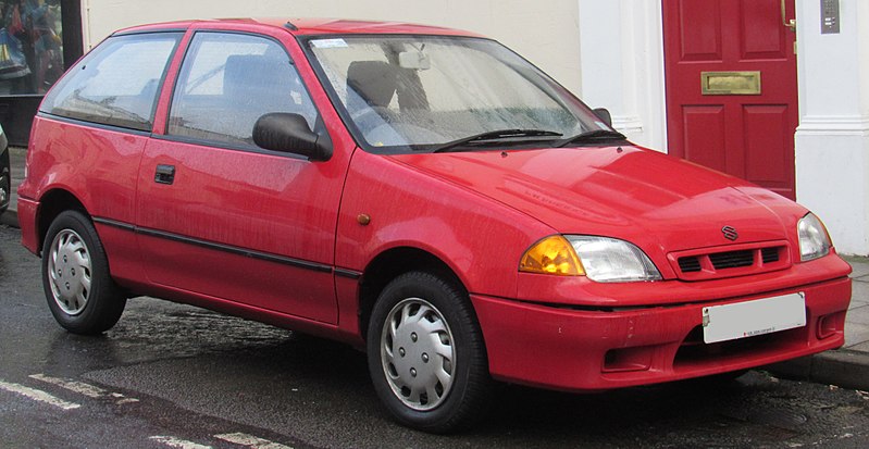 File:2000 Suzuki Swift GLS 1.3 Front.jpg