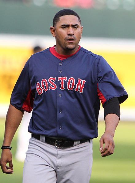 Morales during his tenure with the Boston Red Sox in 2011