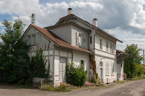 Hagsfeld: Old train station