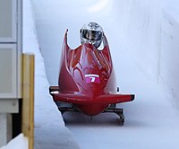 Camila Copain a monobob versenyen