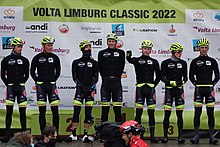 The team in 2022 2022 VLC Men Start Team Bingoal Pauwels Sauzen.jpg