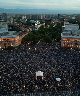 <span class="mw-page-title-main">2024 Armenian protests</span> Anti-government protests in Armenia