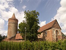 Die Burg Stargard mit Burgmuseum, nördlichste erhaltene Höhenburg Deutschlands