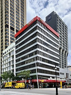 231 George Street, 217 George Street, 52-60 Queen Street, Brisbane (from left to right).jpg