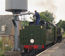 34016 Bodmin taking water at Alton