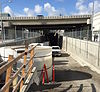 4th Street Portal under construction in February 2016