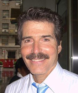 John Stossel outside Fox Studios