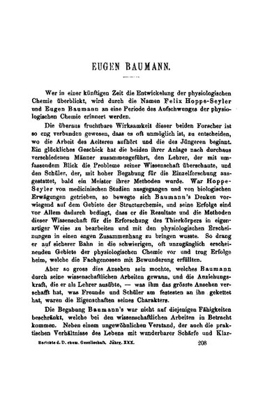 File:A. Kossel Nachruf 1897 auf E. Baumann.pdf