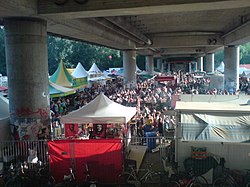 Africa Festival Nuremberg (2015), vista desde el norte