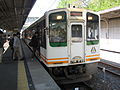 鬼怒川公園駅に停車中のAT-650形気動車