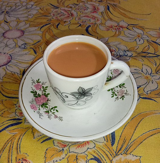 A cup of milk tea in Kolkata
