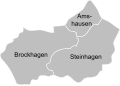 Gemeentedelen van Steinhagen