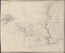 1860 (Admiralty Chart No 2694 France. West Coast the channels between Ile d'Ouessant and the mainland)