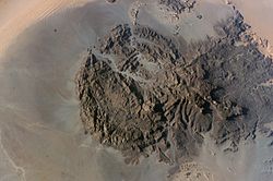 תצלום לוויין של הר עווינאת