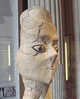 Louvre ʿAin Ghazal statue right profile