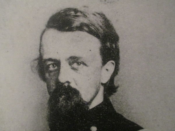 Terry as he appears at the Cape Fear Museum in Wilmington, North Carolina, near which he captured Fort Fisher in 1865.