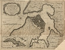 Map of Havana, 1762 An exact plan of the city, fortifications & harbour of Havana in the island of Cuba LOC 2010593342.tif