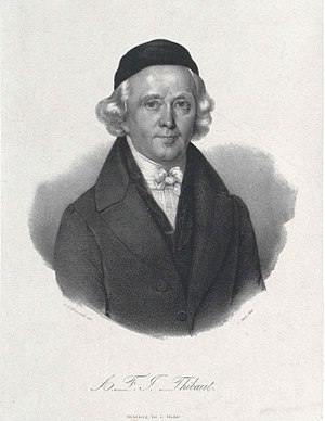 Anton Friedrich Justus Thibaut: Leben, Werke (Auswahl), Literatur