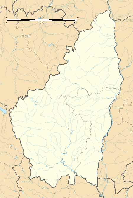 Ardeche department location map