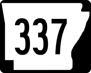 <span class="mw-page-title-main">Arkansas Highway 337</span> State highway in Arkansas, United States