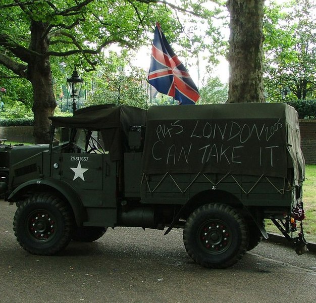 File:Armoured Vehicle with Graffiti - geograph.org.uk - 1168888.jpg