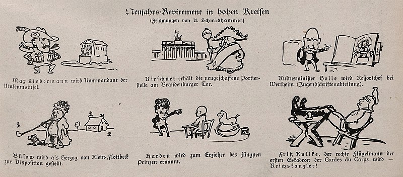 File:Arpad Schmidhammer - Neujahrs-Revirement in hohen Kreisen, 1909.jpg