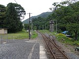 構内には給水塔が残っていた