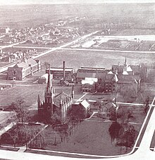 The campus of Assumption College in 1928. Assumption College campus 1928.jpg