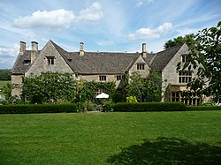 Rear view of Asthall Manor Asthall Manor, Asthall, nr Burford (Nancy).JPG