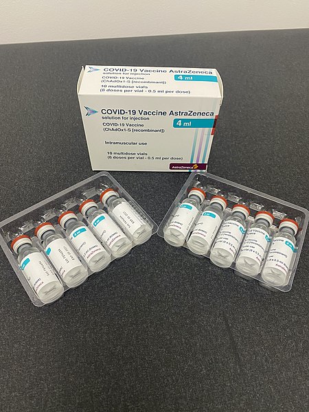 File:Astra Zeneca COVID-19 vaccines in package.jpg