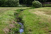 Der Zufluss des Hambach in die Lahn bei Aull