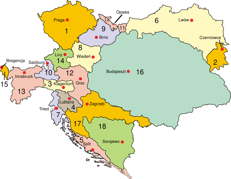 File:Austria-Hungary map-pl.svg